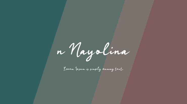 n Nayolina Font