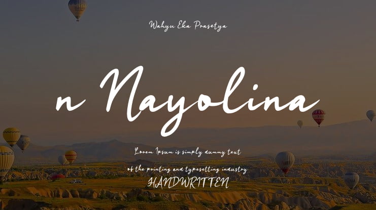 n Nayolina Font