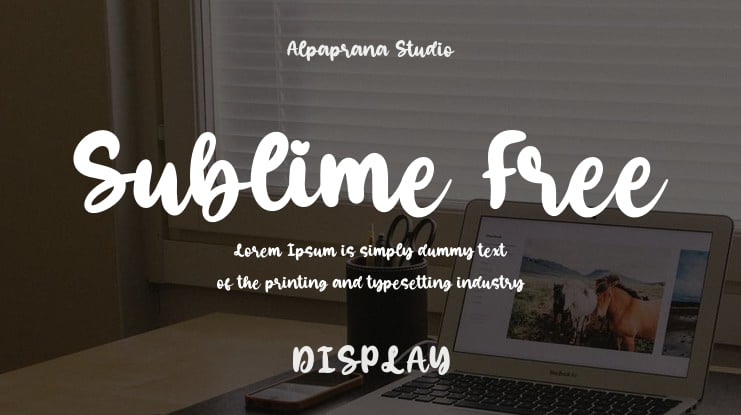 Sublime Free Font