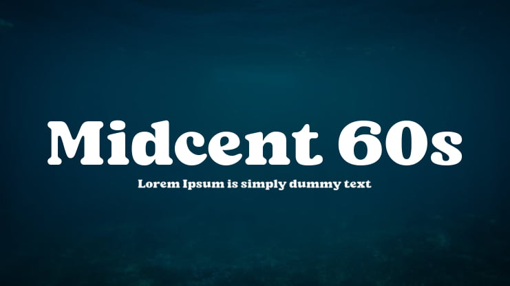 Midcent 60s Font