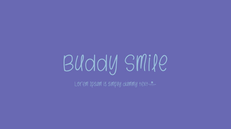 Buddy Smile Font