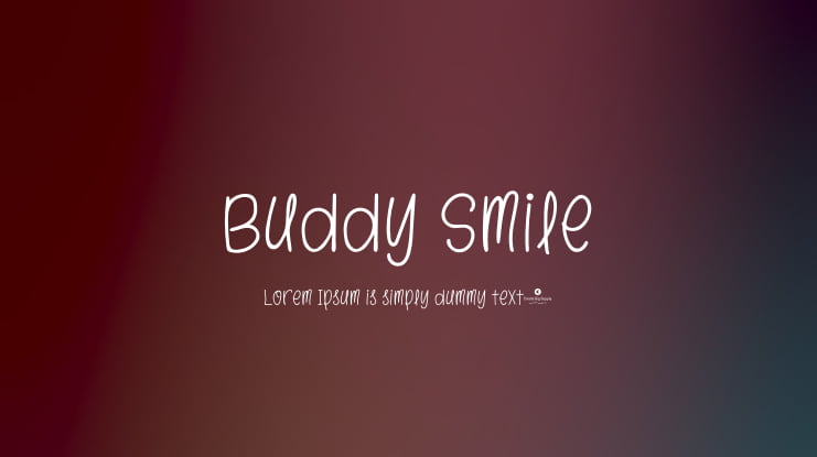 Buddy Smile Font