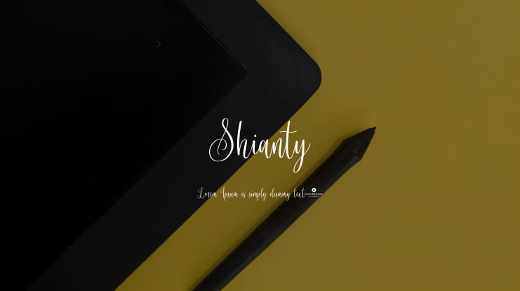 Shianty Font