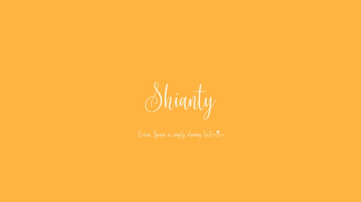 Shianty Font