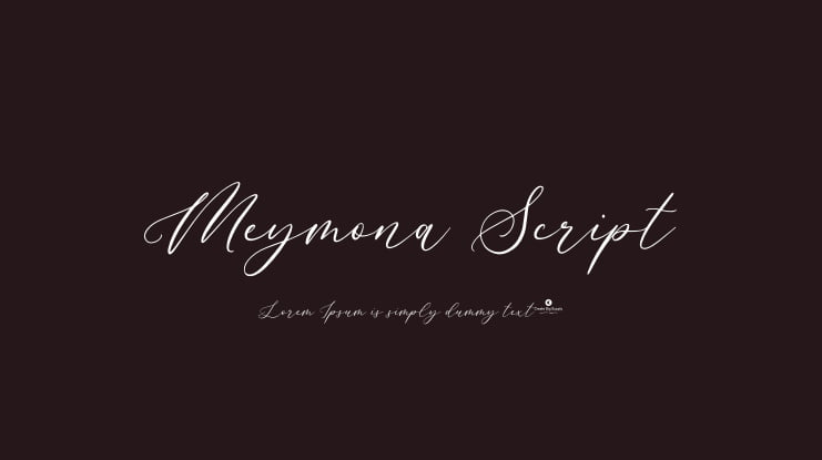 Meymona Script Font