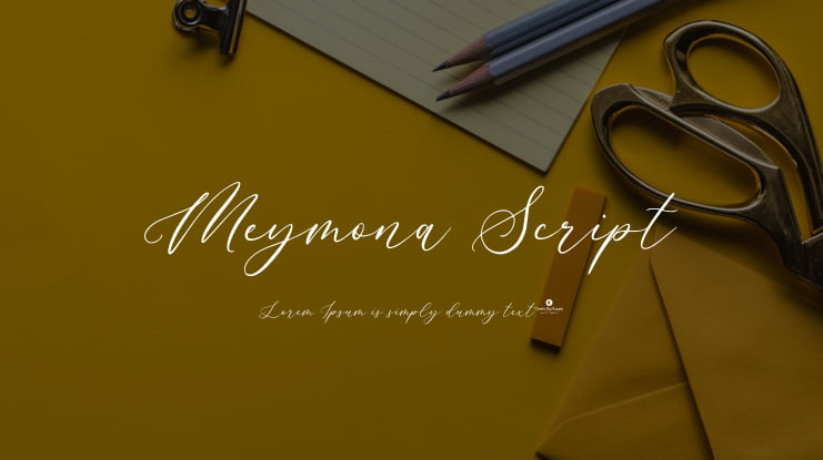 Meymona Script Font