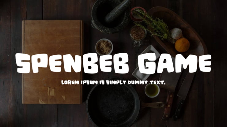 Spenbeb Game Font