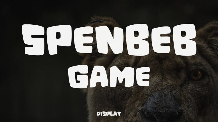 Spenbeb Game Font