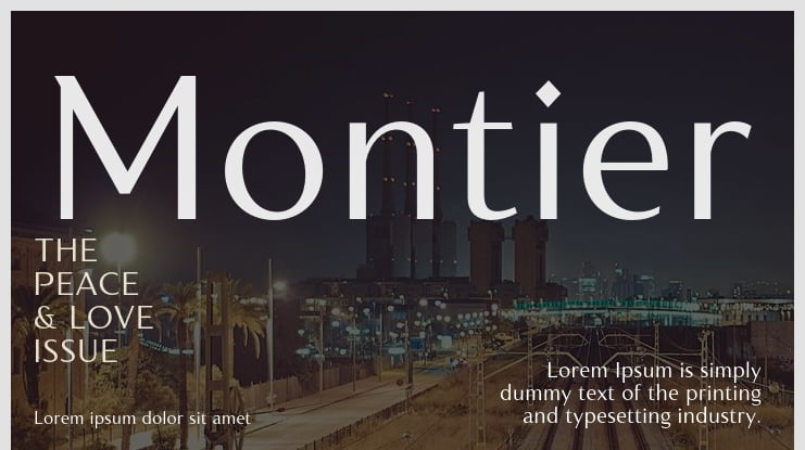 Montier Font Family