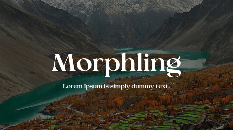 Morphling Font