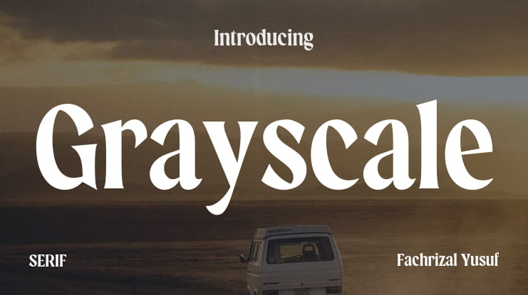 Grayscale Font Family