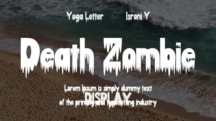 Death Zombie Font