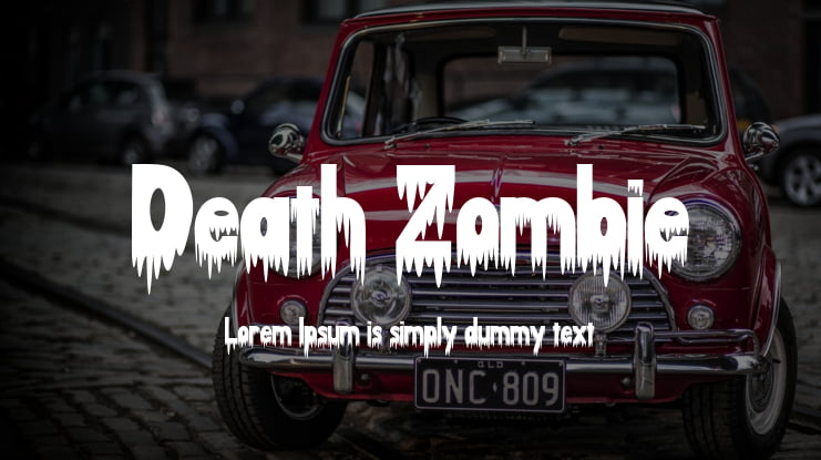 Death Zombie Font