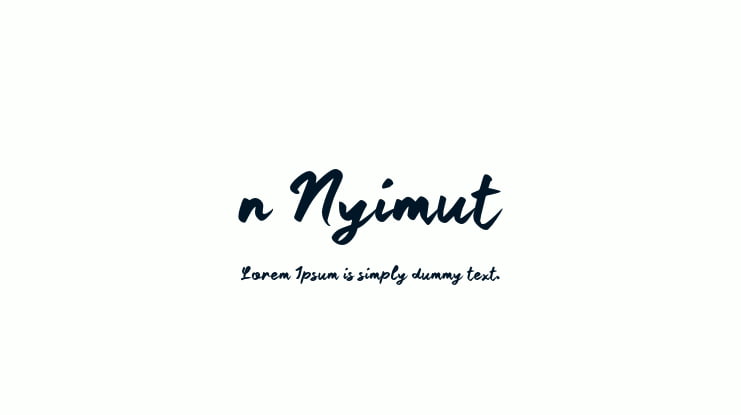 n Nyimut Font