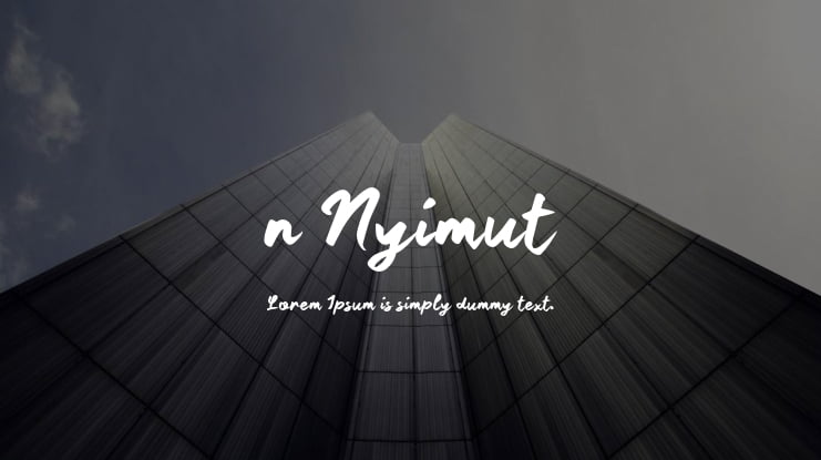 n Nyimut Font