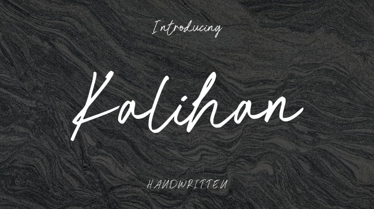 Kalihan Font