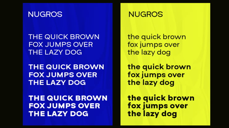 Nugros Font Family