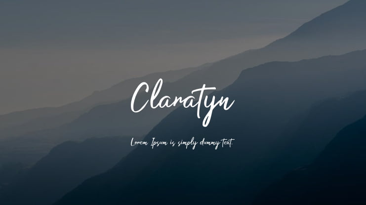 Claratyn Font