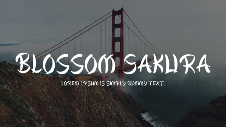 Blossom Sakura Font