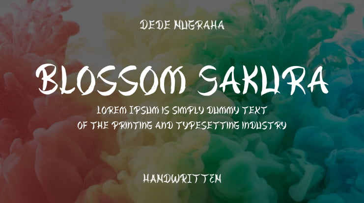 Blossom Sakura Font