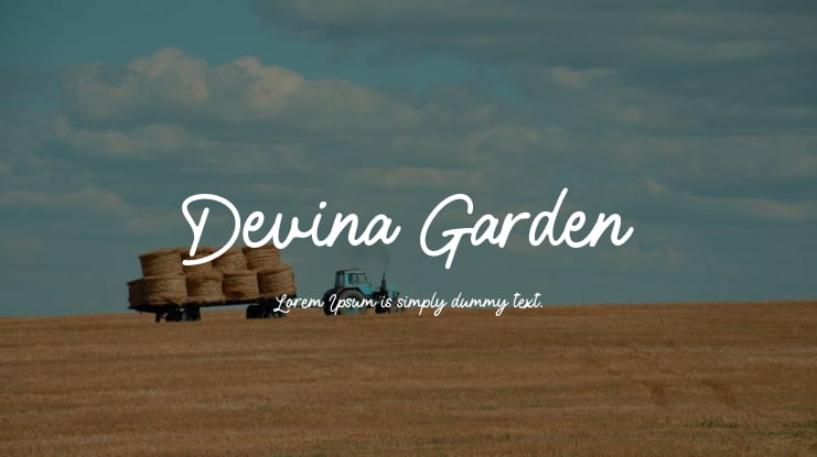 Devina Garden Font