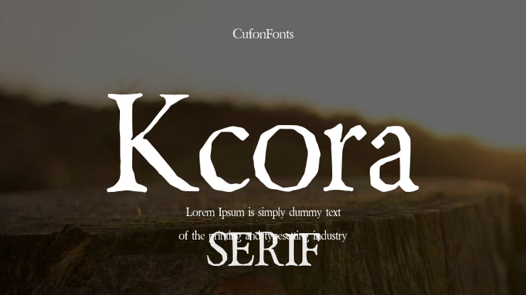 Kcora Font