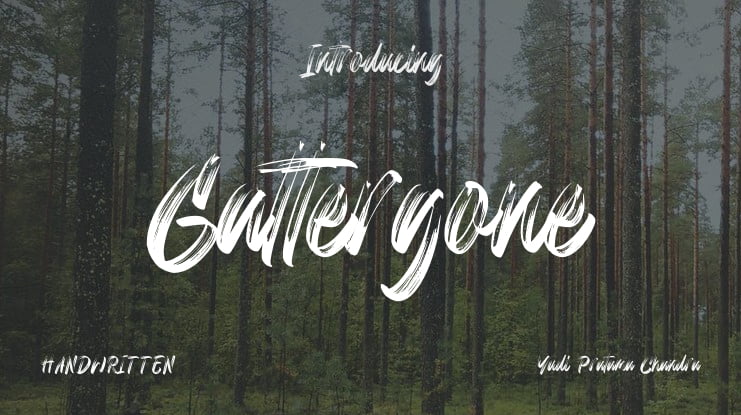 Gattergone Font