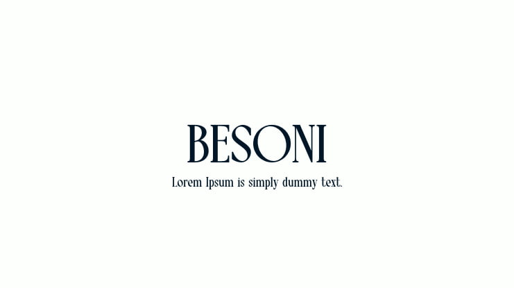 BESONI Font