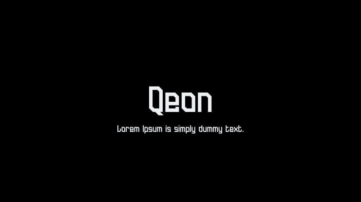 Qeon Font