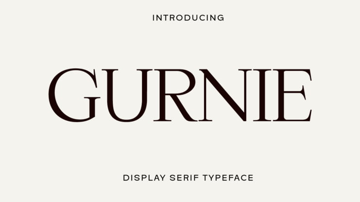 Gurnie Font