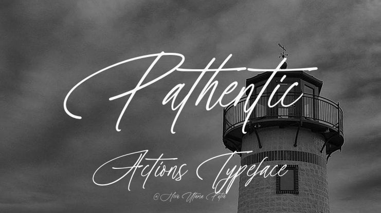 Pathentic Actions Font