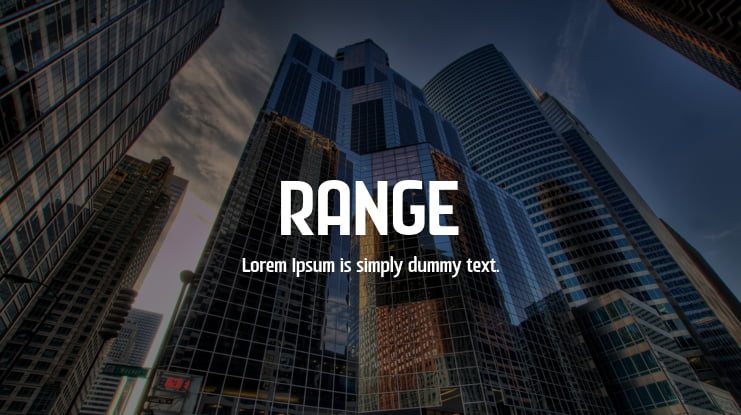 RANGE Font