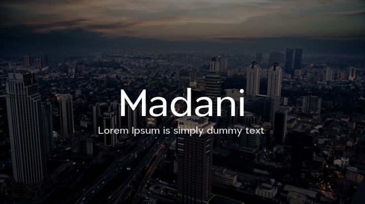 Madani Font