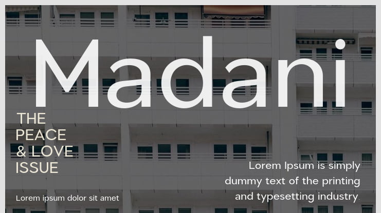 Madani Font