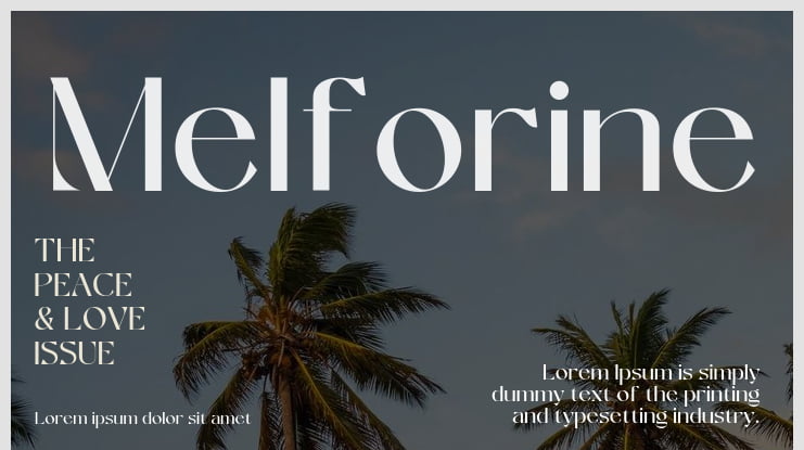 Melforine Font