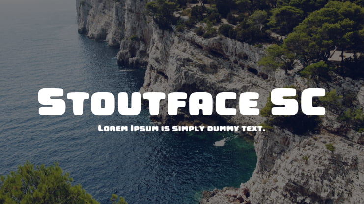 Stoutface SC Font