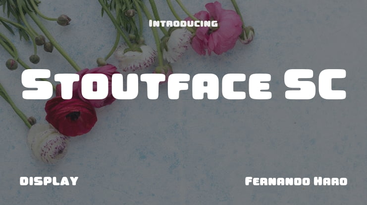 Stoutface SC Font