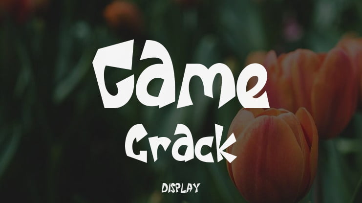 Game Crack Font