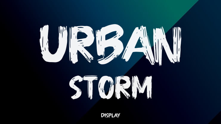 Urban Storm Font