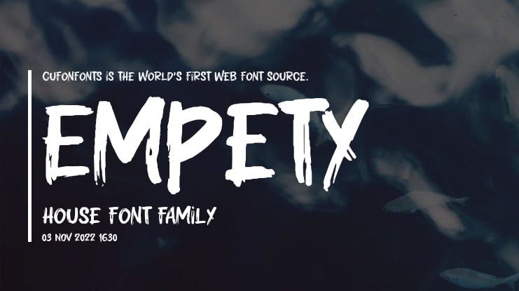 Empety House Font