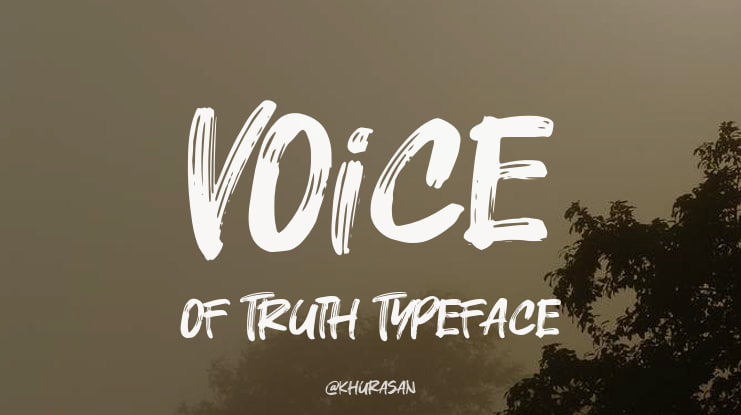 Voice of Truth Font