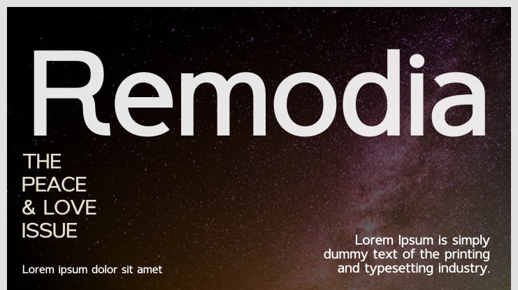 Remodia Font