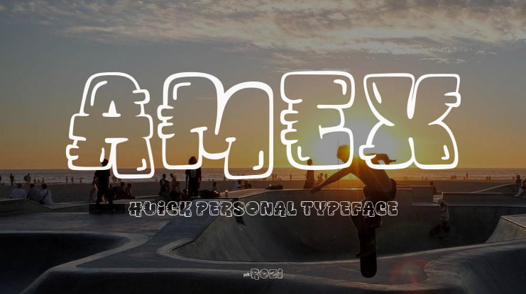 AMEX HUICK personal Font