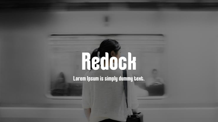 Redock Font