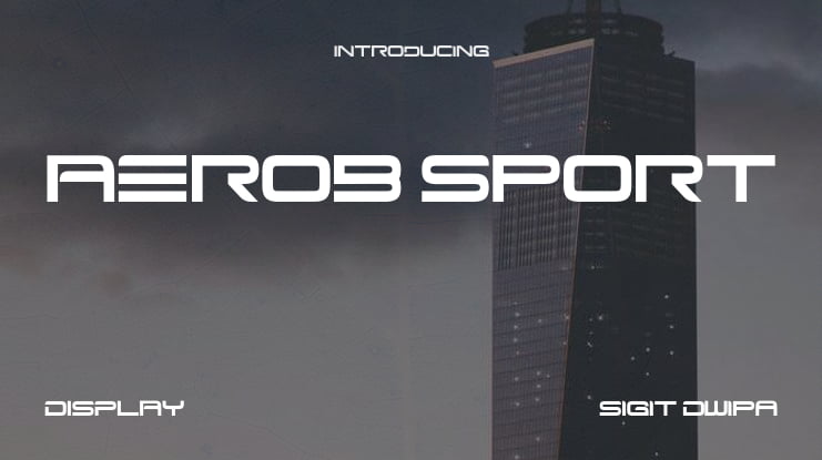 Aerob Sport Font