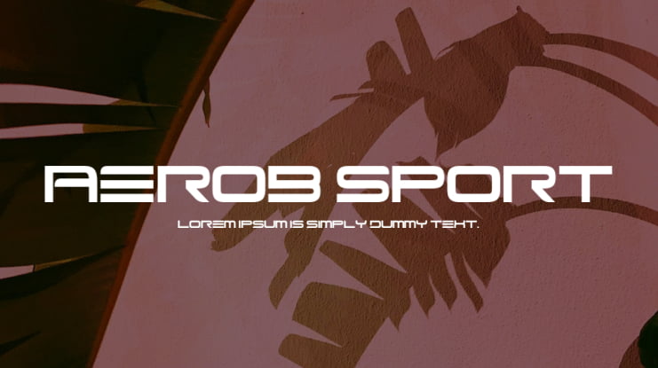 Aerob Sport Font