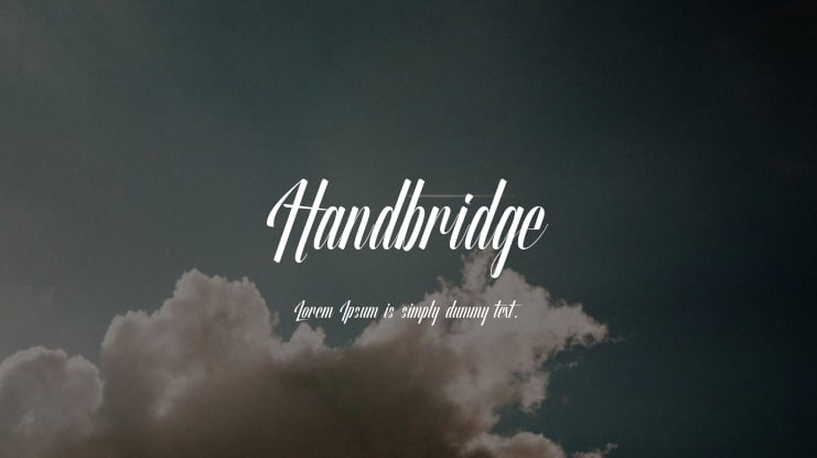 Handbridge Font