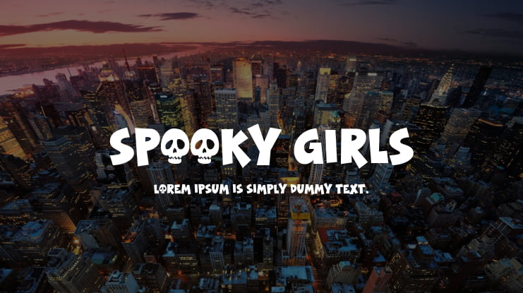 Spooky Girls Font