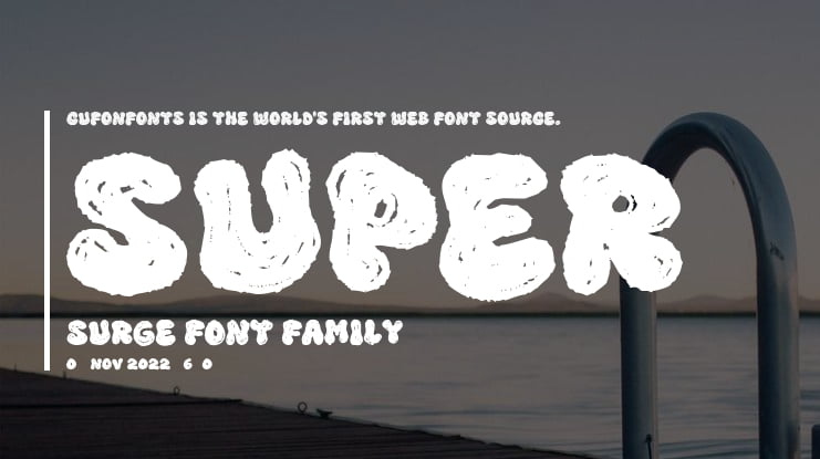 Super Surge Font