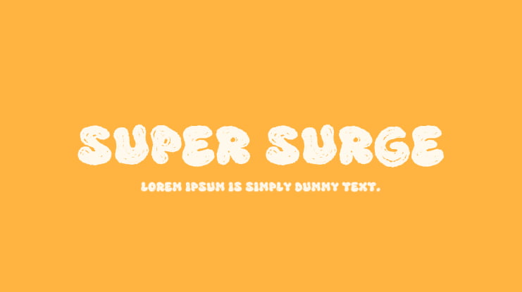 Super Surge Font